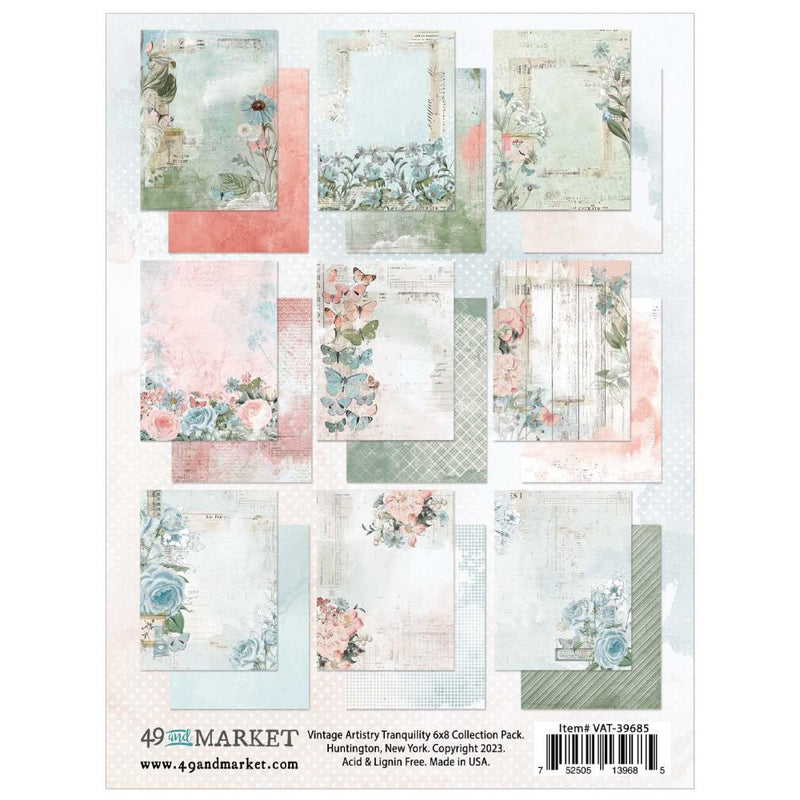 49 & Market 6x8 Collection Pack - Vintage Artistry Tranquility, VAT-39685