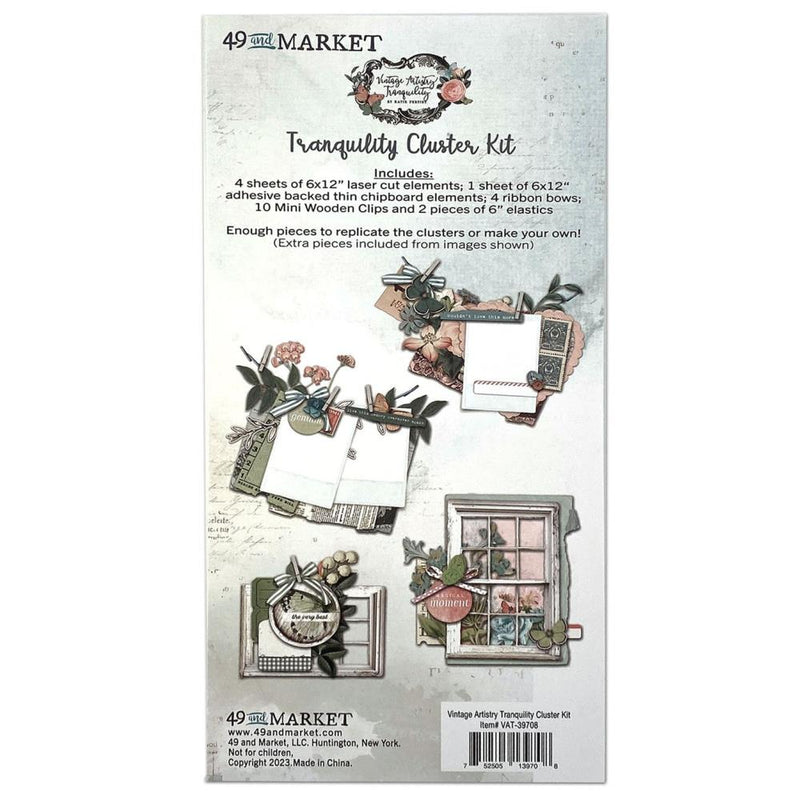 49 & Market Cluster kit - Vintage Artistry Tranquility, VAT39708