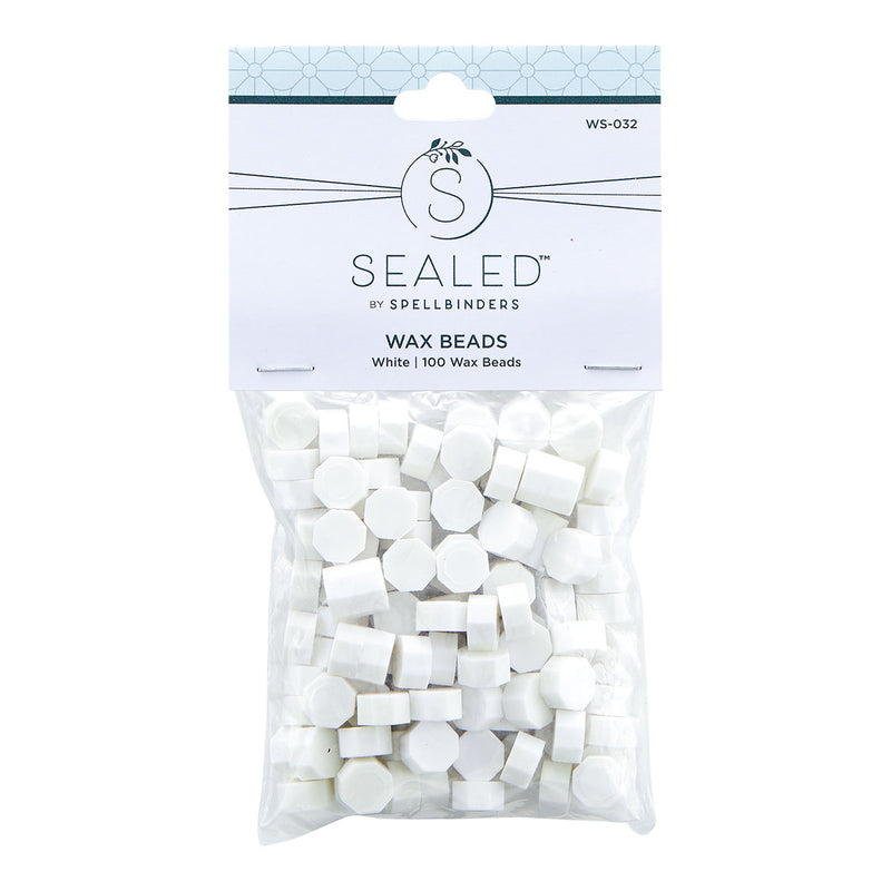 Spellbinders Wax Beads - White, WS-032