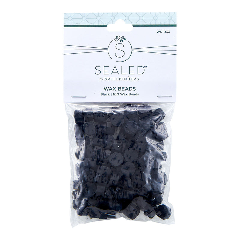 Spellbinders Wax Beads - Black, WS-033