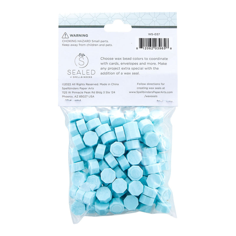 Spellbinders Wax Beads - Pastel Blue, WS-037