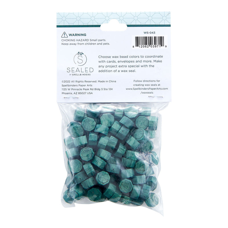 Spellbinders Wax Beads - Green, WS-043