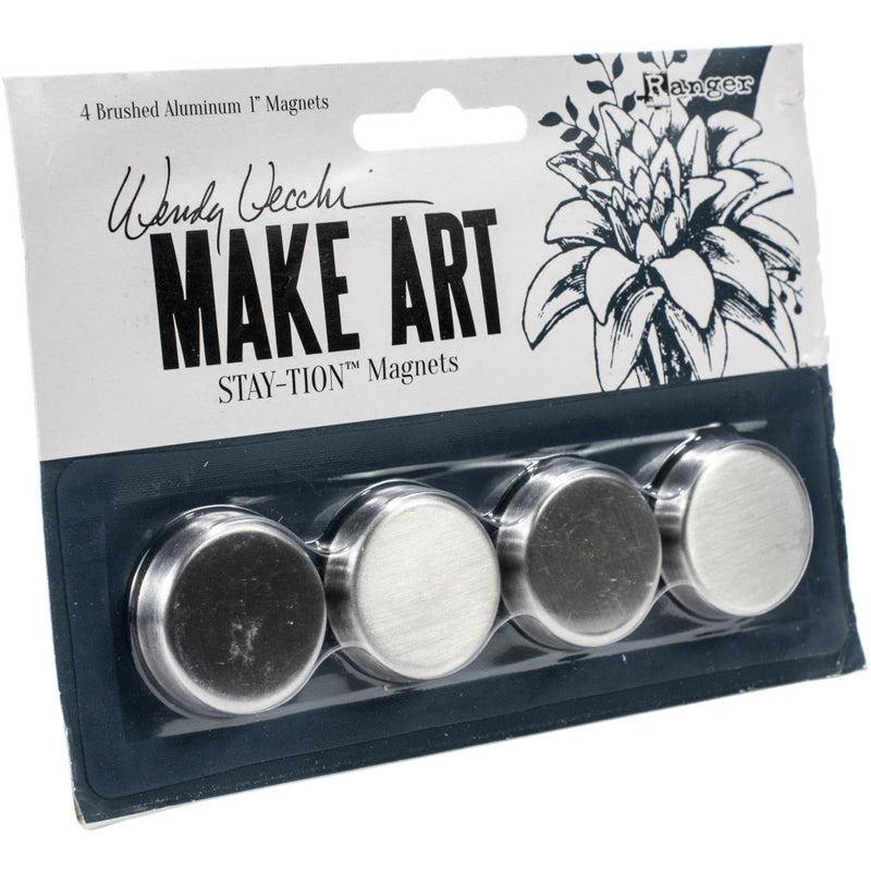 Wendy Vecchi - MAKE ART - Stay-tion 1" Magnets 4Pc, WVA68037