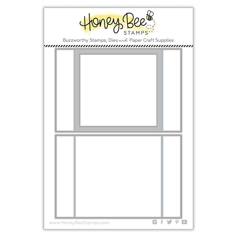 Honey Bee - A2 Scene Builder Card Base Honey Cuts, HBDSA2SBCB