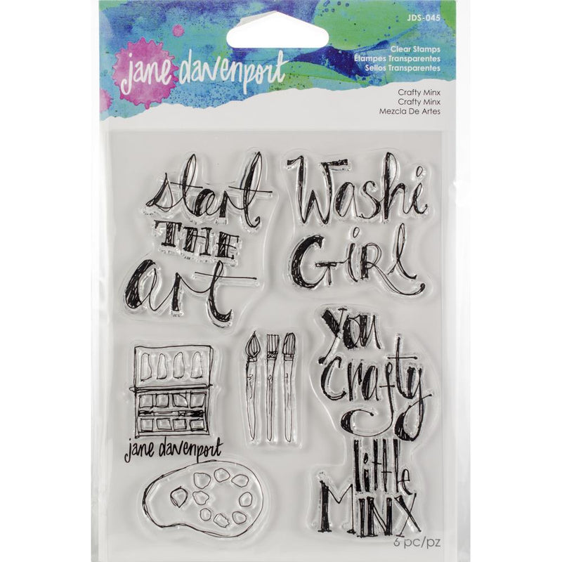 Jane Davenport Artomology Clear Stamp Set - Crafty Minx, JDS-045