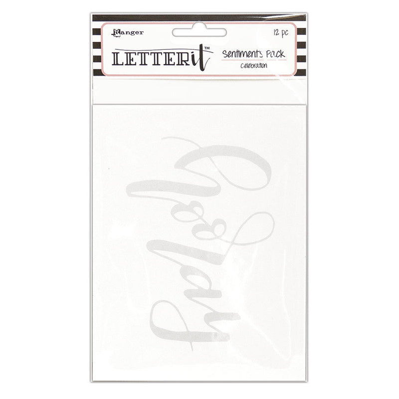 Letter It Sentiments Pack 6Pc - Celebration  LEA65265