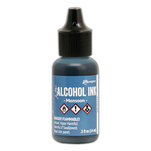 Tim Holtz Alcohol Ink .5oz - Monsoon, TAL70214